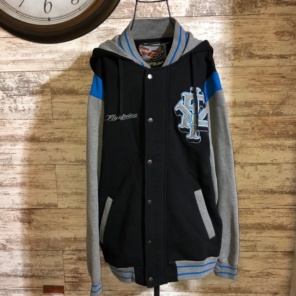 Fly racing mens jacket sweatshirt size medium motor cross/ snowmobiling outdoors
